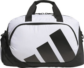 【エントリーで最大全額ポイント還元｜8/5迄】 アディダス｜adidas シューズポケット付き ボールドロゴダッフルバッグ(W46cmxH27.5mxD25cm/ホワイト) IKC87【オウンネーム非対応】