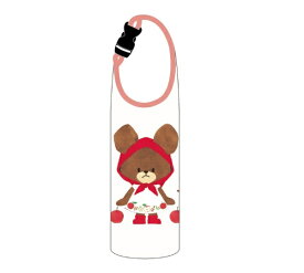 丸眞｜Marushin くまのがっこう「アップルガール・ジャッキー」ペットボトルカバー ホワイト