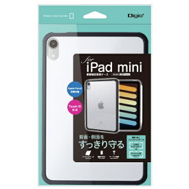 ナカバヤシ｜Nakabayashi iPad mini（第6世代）用 衝撃吸収背面ケース ブラック TBC-IPM2103BK