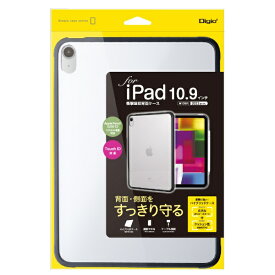 ナカバヤシ｜Nakabayashi 10.9インチ iPad（第10世代）用 衝撃吸収背面ケース ブラック TBC-IP2203BK