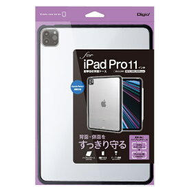 ナカバヤシ｜Nakabayashi 11インチ iPad Pro（第4/3/2世代）用 衝撃吸収背面ケース ブラック TBC-IPP2203BK