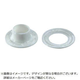 トラスコ中山｜TRUSCO NAKAYAMA TRUSCO　両面ハトメ　ポリカーボネート白　12mm　15組入　（ブリスターパック入） PTHPJW12