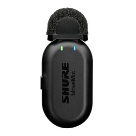 SHURE｜シュアー クリップオン・ワイヤレスマイクロホン＜1本入 / 充電ケース付き＞ MoveMic One MV-ONE-J-Z6