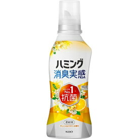 花王｜Kao ハミング消臭実感 本体 510mL オレンジ＆フラワーの香り