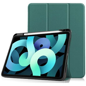 アイキューラボ｜iQ Labo [iPad Air 10.9インチ 第5/4世代（2022/2020年） アップルペンシル収納付きケース グリーン IQ-IPDAR109AP-GR