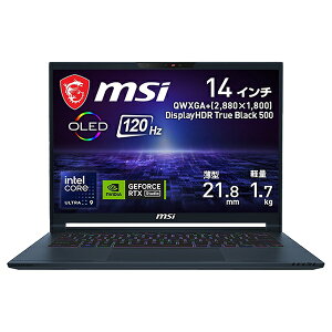MSIbGGXAC Stealth-14-AI-Studio-A1VGG-4538JP Q[~Om[gp\R Stealth 14 AI Studio A1V(RTX 4070) X^[u[ [14.0^ /Windows11 Pro /intel Core Ultra 9 /F32GB /SSDF2TB /2024N2f]