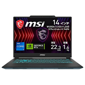 MSIbGGXAC Cyborg-14-A13VF-4164JP Q[~Om[gp\R Cyborg 14 A13V(RTX 4060) ubN & XPg [14.0^ /Windows11 Home /intel Core i7 /F16GB /SSDF1TB /2024N2f]