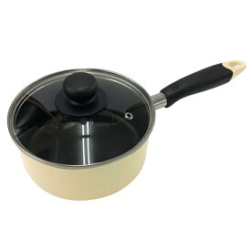 LIV PLUS｜リブプラス カリーノ ちびポット IHソースパン 16cm クリーム NQ-0105