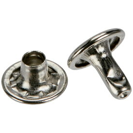 トラスコ中山｜TRUSCO NAKAYAMA TRUSCO　大カシメ　スチール　ニッケルメッキ　9mm　足長8．5mm　30組入　（ブリスターパック入） PTHPCN8.5