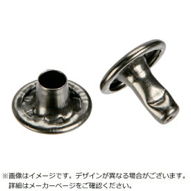 トラスコ中山｜TRUSCO NAKAYAMA TRUSCO　大カシメ　スチール　黒ニッケルメッキ　9mm　足長11．5mm　30組入　（ブリスターパック入） PTHPCBN11.5