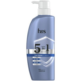 P&G｜ピーアンドジー h＆s（エイチアンドエス）5 in 1 クールクレンズシャンプー ポンプ 本体 340g