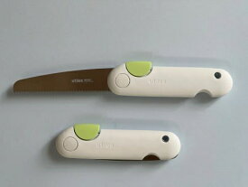 河部精密工業｜KSK PT-16 オフホワイト グリーン utiles ユーティレス ペティソー 折り畳めるのこぎり ウッド用