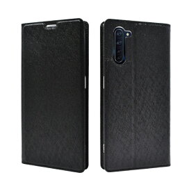 shizukawill｜シズカウィル OPPO Reno3 A 手帳型 スリム手帳 ブラック OPR3ASLBK