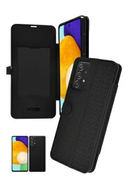 shizukawill｜シズカウィル Galaxy A52 5G SC-53B 手帳型 サイメッシュ ブラック SAGAA52MBK
