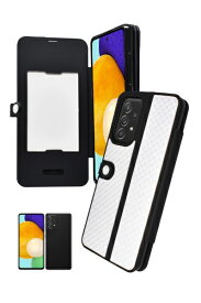 shizukawill｜シズカウィル Galaxy A52 5G SC-53B 手帳型 サイメッシュ ホワイト SAGAA52MWH