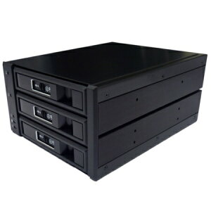 DIRACbfBbN SATA[ouP[X [5.25C`xCx2HDD 2.5/3.5C`x3] g[ DIR-SG331-12G