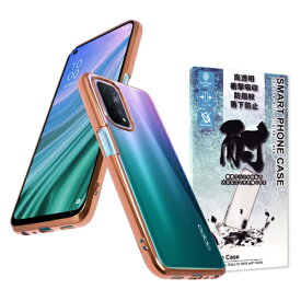 shizukawill｜シズカウィル OPPO A54 OPG02 サイドメッキ クリアケース ローズ×クリア OPA54CLRO