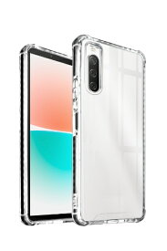 shizukawill｜シズカウィル Xperia 10 IV SO-52C SOG07 i-Shine アイシャイン クリアケース ブラック SOX10M4HI2BK