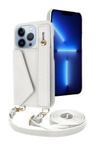 shizukawill�b�V�Y�J�E�B�� iPhone 13 Pro �V�����_�[�P�[�X �A�C�t�@���f5 �X�g���[�g���[�h �X�m�[�z���C�g APIP13PIF51WH