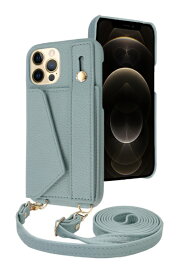 shizukawill｜シズカウィル iPhone 12 / 12 Pro ショルダーケース アイファンデ5 ストリートモード パウダーブルー APIP12PIF51BL