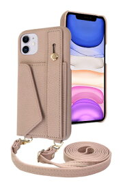 shizukawill｜シズカウィル iPhone 11 ショルダーケース アイファンデ5 ストリートモード ミルキーベージュ APIP11IF51BE