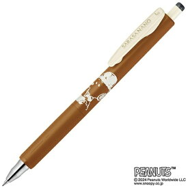 ゼブラ｜ZEBRA 【数量限定】スヌーピーデザイン ジェルボールペン SARASA NANO(サラサ ナノ) キャメルイエロー(インク色：キャメルイエロー) JJH72-SN-VCY [0.3mm]