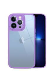 shizukawill｜シズカウィル iPhone 13 Pro パステルライン クリアケース ラベンダー APIP13PHI3PU