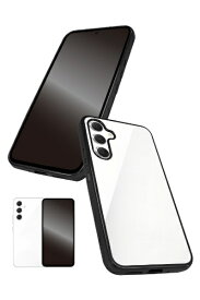 shizukawill｜シズカウィル Galaxy A54 5G SC-53D SCG21 サイドメッキ クリアケース ブラック×クリア SAGAA54CLBK