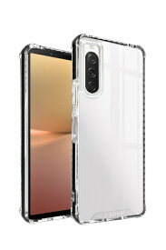 shizukawill｜シズカウィル Xperia 10 V SO-52D SOG11 i-Shine アイシャイン クリアケース ブラック SOX10M5HI2BK
