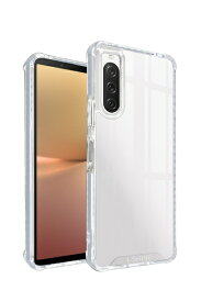 shizukawill｜シズカウィル Xperia 10 V SO-52D SOG11 i-Shine アイシャイン クリアケース グレー SOX10M5HI2GR