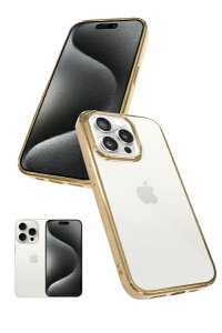 shizukawill�b�V�Y�J�E�B�� iPhone 15 Pro �T�C�h���b�L �N���A�P�[�X �S�[���h×�N���A APIP15PCLGD