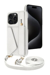 shizukawill�b�V�Y�J�E�B�� iPhone 15 Pro Max �V�����_�[�P�[�X �A�C�t�@���f5 �X�g���[�g���[�h �X�m�[�z���C�g APIP15PMIF51WH