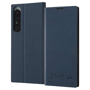 レイアウト|rayout Xperia 1 IV 耐衝撃 手帳型レザーケース サイドマグネット ディズニー ドナルドダック RT-RDXP1M4TBC7/DD