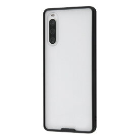 レイアウト｜rayout Xperia 10 IV マットハイブリッドケース SHEER シアーホワイト/ブラック RT-RXP10M4BS4/WB