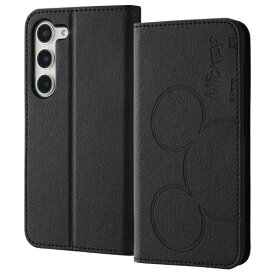 レイアウト｜rayout Galaxy S23 手帳型レザーケース シンプル ディズニー ミッキーマウス RT-DGS23LBC13/MK