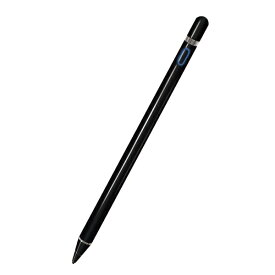 オズマ｜OSMA 〔タッチペン：USB-A充電式 /静電式〕スタイラスタッチペン 超微細 1.5mm ハードペンヘッドタイプ ブラック YC-TPC01BK