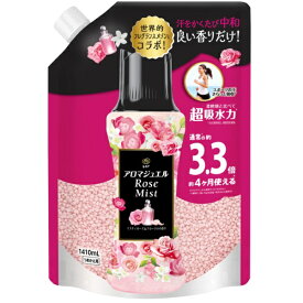 【エントリーで最大全額ポイント還元｜7/18迄】 P&G｜ピーアンドジー Lenor レノアアロマジュエル つめかえ用超特大サイズ 1410mL アンティークローズ＆フローラル