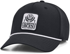 アンダーアーマー｜UNDER ARMOUR メンズ ドライバー スナップバック キャップ (Onesize/Black×Black) 1383484 Black×Black 1383484 [メンズ /Onesize]【返品交換不可】