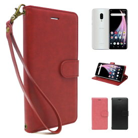 shizukawill｜シズカウィル AQUOS zero2 SH-01M SHV47 手帳型 グレイスケース カージナルレッド SHAQZ2REQU