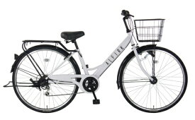 タマコシ｜Tamakoshi 自転車 アルフィルク ホワイト AFK276HD2 [外装6段 /27インチ]【キャンセル・返品不可】 【代金引換配送不可】