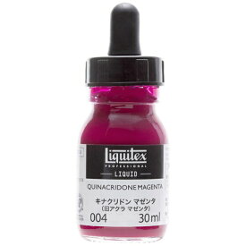 リキテックス｜Liquitex リキッド アクリル絵具 30ml キナクリドン マゼンタ 004