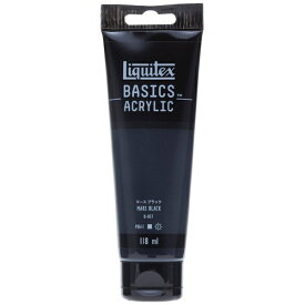 リキテックス｜Liquitex ベーシックス アクリル絵具 118ml マース ブラック B-057