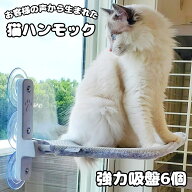 \マラソン5％OFFクーポン/【強力吸盤6個 改良版】猫 ハンモック 猫 窓 ハンモック 窓用ハンモック 窓につ…