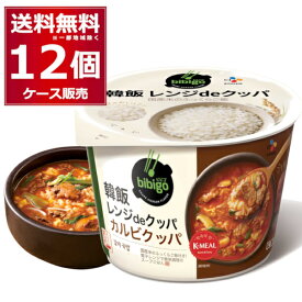 bibigo ビビゴ 韓飯 レンジ de クッパ カルビクッパ 171.4g×12個(1ケース) CJ FOODS JAPAN【送料無料※一部地域は除く】