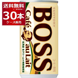 Tg[ {X BOSS ʃR[q[ JtFI 185ml×30{(1P[X)yꕔn͏z