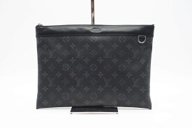 ☆安心の3大保証☆ ABランク ≪LOUIS VUITTON ルイ ヴィトン/クラッチバッグ≫ M62291 モノグラム エクリプス ポシェット ディスカバリー 美品 送料無料【中古】