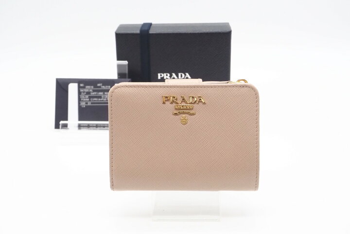 楽天市場】☆安心の3大保証☆ ABランク ≪PRADA プラダ/二つ折り財布 