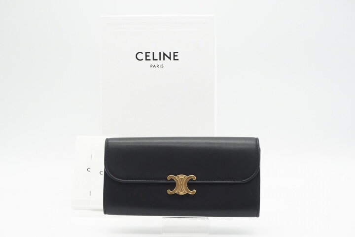 楽天市場】☆安心の3大保証☆ Bランク ≪CELINE セリーヌ/二つ折り長 