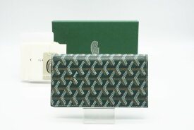 ☆安心の3大保証☆ Aランク ≪GOYARD ゴヤール/二つ折り長財布≫ STROC2PML ゴヤールディンキャンバス & ヴォーゼルカーフスキン サン ロック ウォレット【中古】