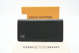 ☆安心の3大保証☆ Bランク ≪LOUIS VUITTON ルイ ヴィトン/二つ折り長財布≫ M30285 タイガ ポルトフォイユ ブラザ ノワール ブラック 送料無料【中古】